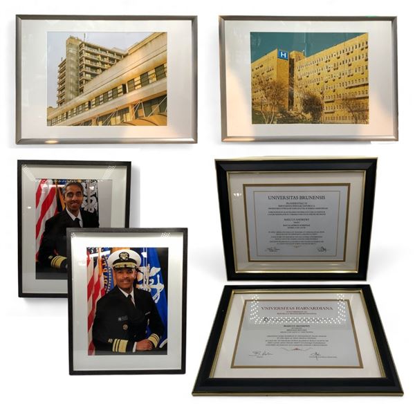  The Good Doctor  - Group of assorted framed wall hangings