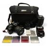 Image 1 : Nikon camera & lenses kit - includes F50 reel camera w/ 18-35mm F3.5 lens/ 35-80mm F4 lens/ Speedlig