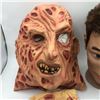 Image 2 : Group of 4 assorted Halloween Masks - includes Scream/Freddy Krueger/Mannequin Head etc.