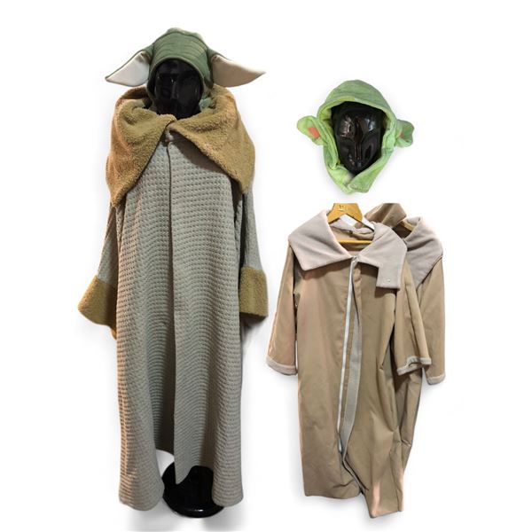 Group of 3 Star Wars Halloween Costumes - includes Yoda Capes/Ears & accessories