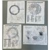 Image 1 : "Stargate SG-1" - Original Set Dec Used Screen 4pcs Posters "Cheveron Sequence: Earth to Orbania" Fi