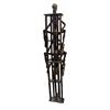 Image 1 : Hand carved African shelf unit, 83" high