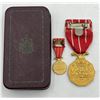 Image 1 : 2pc Canadian Forces Service Medals Elizabeth II Dei Gratia Regina Canada (with case)