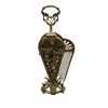 Image 1 : Antique brass peacock fireplace cover - approx. 33in tall