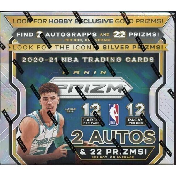 SEALED 2020-21 PANINI PRIZM BASKETBALL HOBBY BOX (VALUE 1500.00-2000.00)