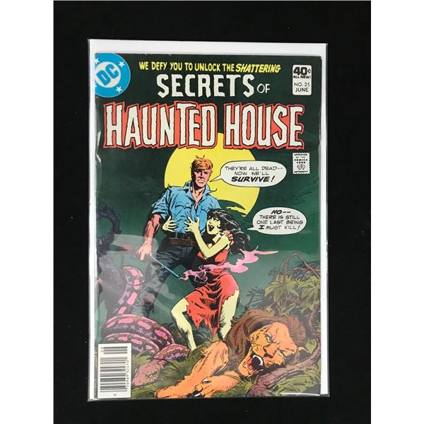 DC COMICS NO.25 SECRETS OF HAUNTED HOUSE
