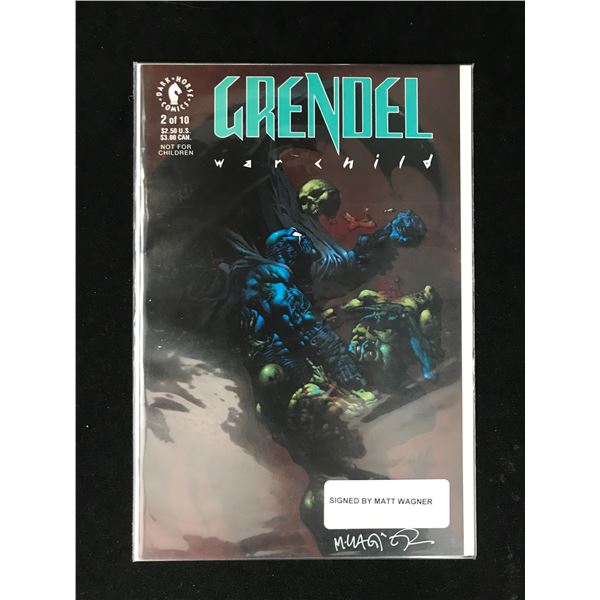 DARK HORSE COMICS NO.2/10 GRENDEL WAR CHILD (SIGNED BY MATT WAGNER)