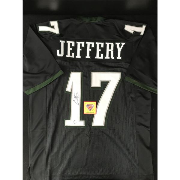 ALSHON JEFFERY SIGNED PHILADELPHIA EAGLES FOOTBALL JERSEY (SUPERSTAR COA)