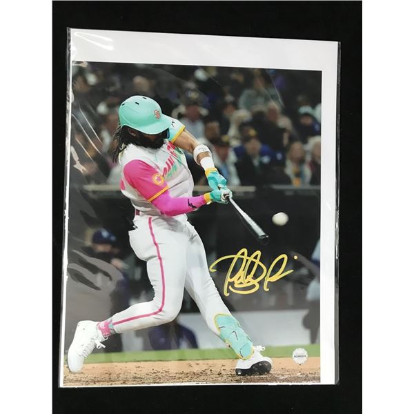 FERNANDO TATIS JR SIGNED 8X10 PHOTO COAPROS COA