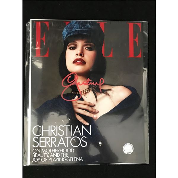 CHRISTIAN SERRATOS SIGNED 8X10 PHOTO SUPER STAR COA