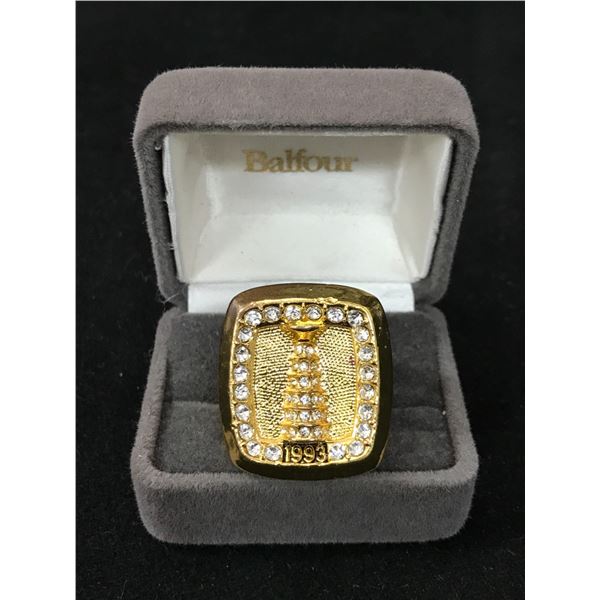 PATRICK ROY 1993 MONTREAL CANADIANS REPLICA RING