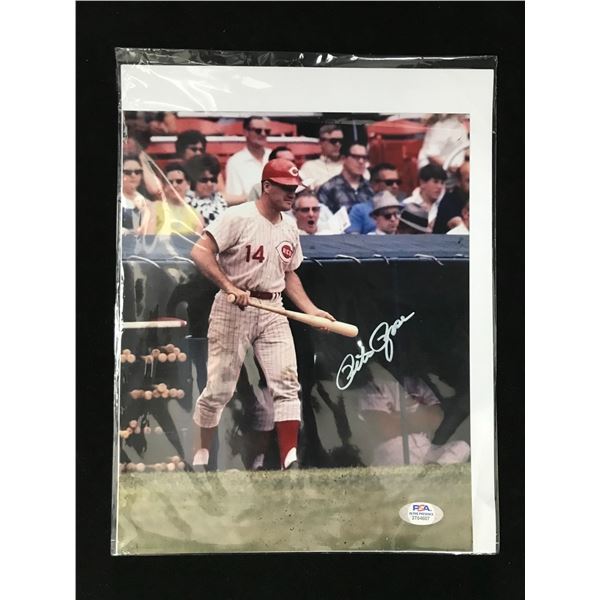 PETE ROSE SIGNED 8 X 10 (PSA COA)