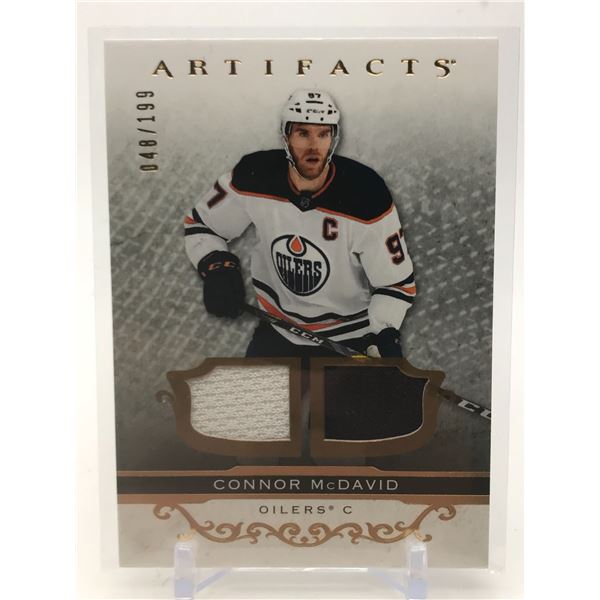 2021-22 UPPER DECK ARTIFACTS CONNOR MCDAVID PATCH 48/199