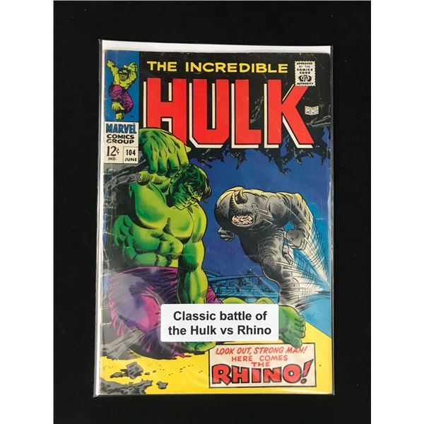 MARVEL COMICS NO.104 THE INCREDIBLE HULK