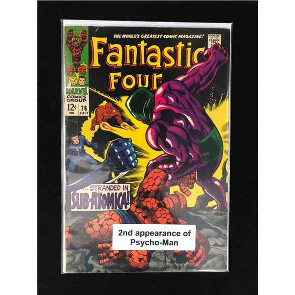 MARVEL COMICS NO.76 FANTASTIC FOUR (2ND APP PSYCO-MAN)