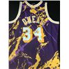 Image 1 : SHAQUILLE ONEAL SIGNED L.A LAKERS MITCHELL AND NESS SPLASH JERSEY (FANATICS COA)