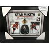 Image 1 : STAN MIKITA SIGNED LTD. EDITION CHICAGO BLACKHAWKS DISPLAY (FRAMEWORTH COA)