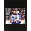 Image 1 : EDMONTON OILERS DUAL SIGNED (EKHOLM/HYMAN) 8 X 10 (GCG HOLO)