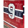 Image 3 : LTD. EDITION CUSTOM FRAMED MAURICE RICHARD SIGNED STAT JERSEY 9/99 AUTOGRAPH AUTHENTIC