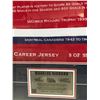 Image 4 : LTD. EDITION CUSTOM FRAMED MAURICE RICHARD SIGNED STAT JERSEY 9/99 AUTOGRAPH AUTHENTIC