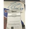Image 2 : NATHAN MACKINNON AND GABRIEL LANDESKOG SIGNED 20 X 29 CANVAS (FRAMEWORTH COA)