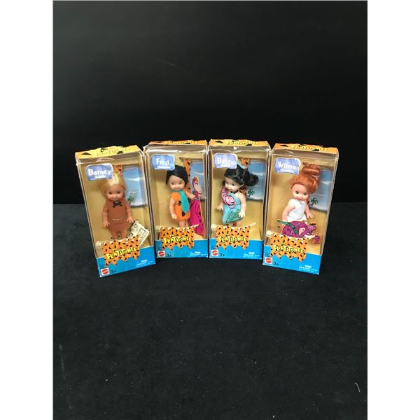 LOT OF 4 MINT IN BOX THE FLINTSONES ACTION FIGURES