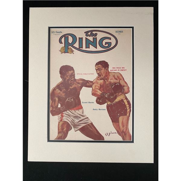 VINTAGE CUSTOM FRAMED RING MAGAZINE