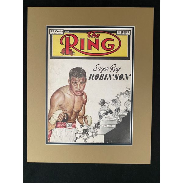 VINTAGE CUSTOM FRAMED RING MAGAZINE