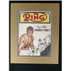 Image 1 : VINTAGE CUSTOM FRAMED RING MAGAZINE