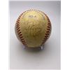 Image 4 : NY YANKEE GREATS (DIMAGGIO,MARIS,BERRA,,,) SIGNED BASEBALL (PSA LOA)