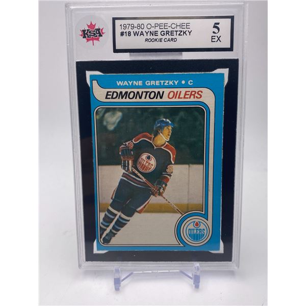 1979-80 O PEE CHEE WAYNE GRETZKY ROOKIE CARD (KSA 5)