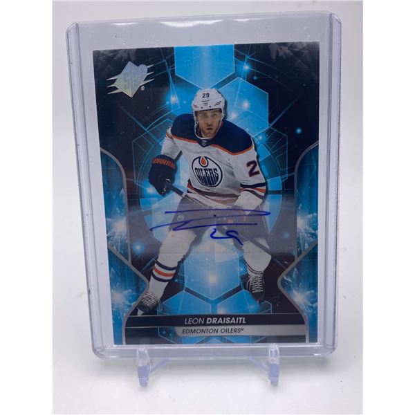 2019-20 UPPER DECK SPX LEON DRAISAITL AUTOGRAPH