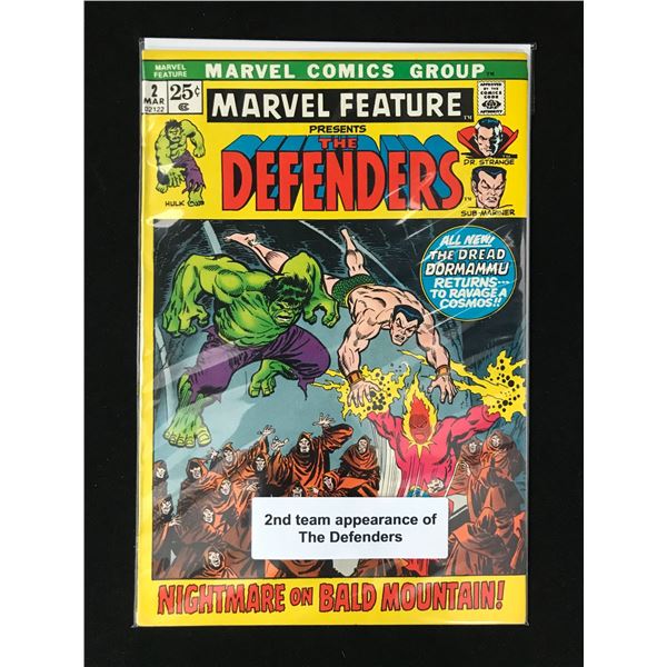 MARVEL COMICS NO.2 THE DEFENDERS (2ND TEAM APP OF THE DEFENDERS)
