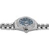 Image 5 : Rolex Ladies Stainless Steel Quickset Black Index Diamond Bezel Date Watch With