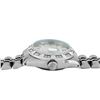 Image 5 : Rolex Ladies Stainless Steel Silver Index White Gold Pyramid Diamond Bezel Date