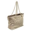 Image 2 : Chanel Silver Quilted Lambskin Igloo Tote Bag