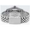 Image 5 : Rolex 36MM Stainless Steel Green Vignette Diamond And Emerald Datejust Wristwatc