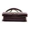 Image 4 : Chanel Dark Purple Embossed Calfskin Boy Medium Flap Bag