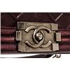 Image 5 : Chanel Dark Purple Embossed Calfskin Boy Medium Flap Bag