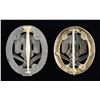 Image 2 : 2 WWII STYLE GERMAN GENERAL ASSAULT BADGES.