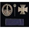 Image 2 : 3 WWII STYLE GERMAN BADGES & AWARDS.