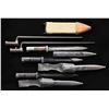 Image 2 : 12 US & FOREIGN BAYONETS AND 1 SHEATH.
