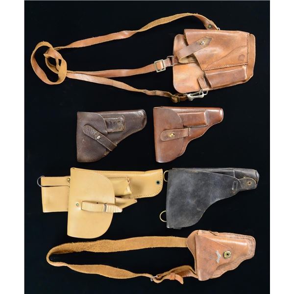 6 MISC. MILITARY HOLSTERS.