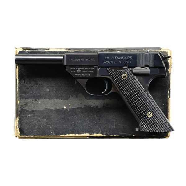 HIGH STANDARD G-380 SEMI AUTO PISTOL.