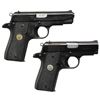 Image 2 : LOT OF TWO COLT SERIES 80 MUSTANG SEMI AUTO