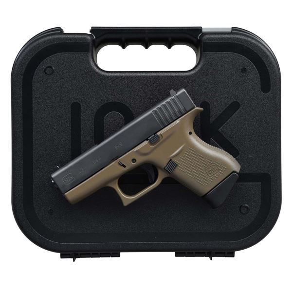 GLOCK 43 SEMI AUTO PISTOL.