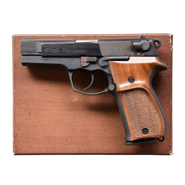 WALTHER P88 COMPACT SEMI AUTO PISTOL.