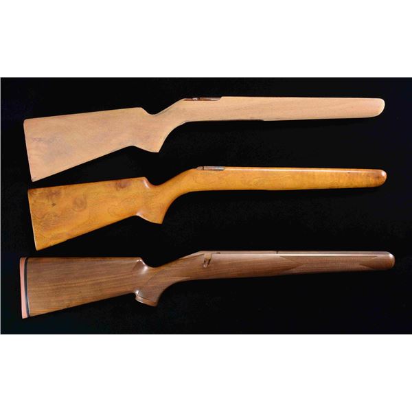KIMBER & BROWNING RIFLE STOCK LOT.