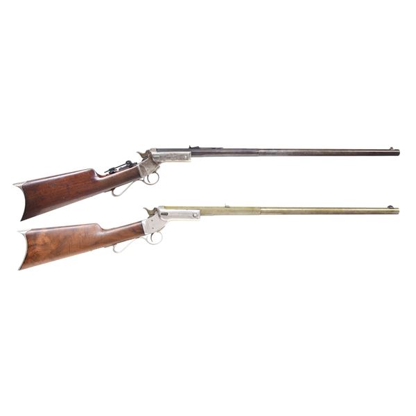 LOT OF 2 STEVENS BREAK ACTION RIFLES.