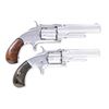 Image 2 : 2 ANTIQUE AMERICAN TIP UP BARREL SA REVOLVERS